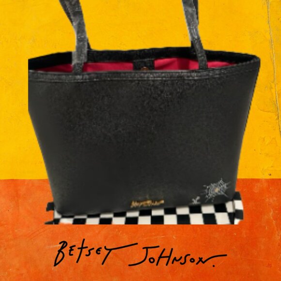 EUC 2025 Betsey Johnson Forever Home Haunted House Halloween Tote - Picture 2 of 4